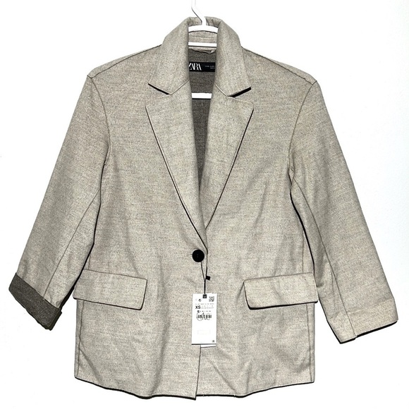 ZARA Blazer Oversized Soft Blogger’s Favorite - Picture 6 of 12